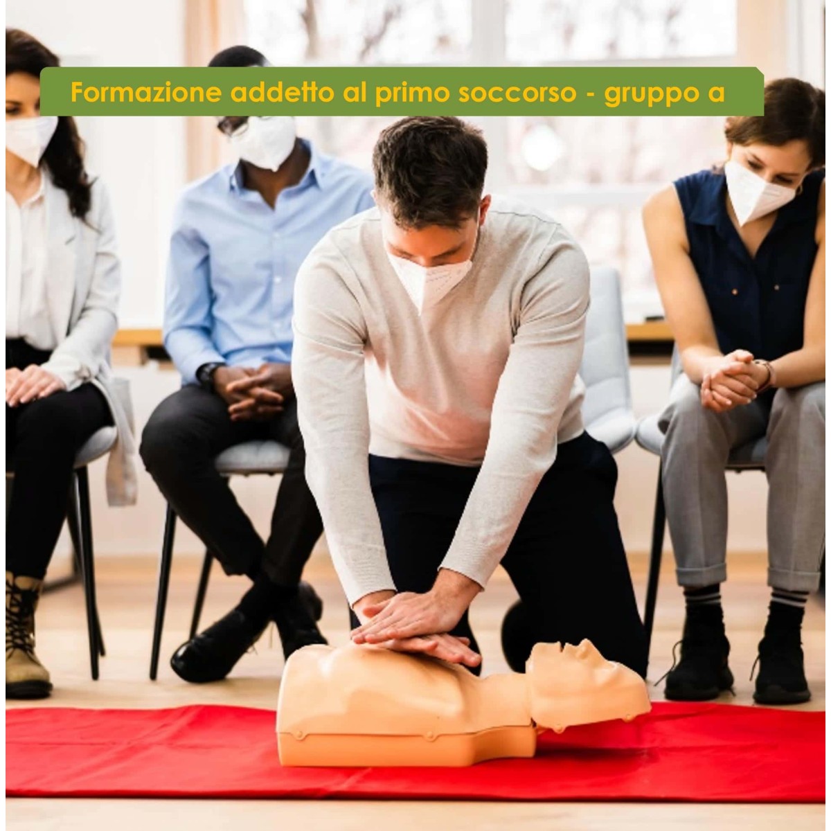 Aggiornamento Formazione addetto al primo soccorso - gruppo a