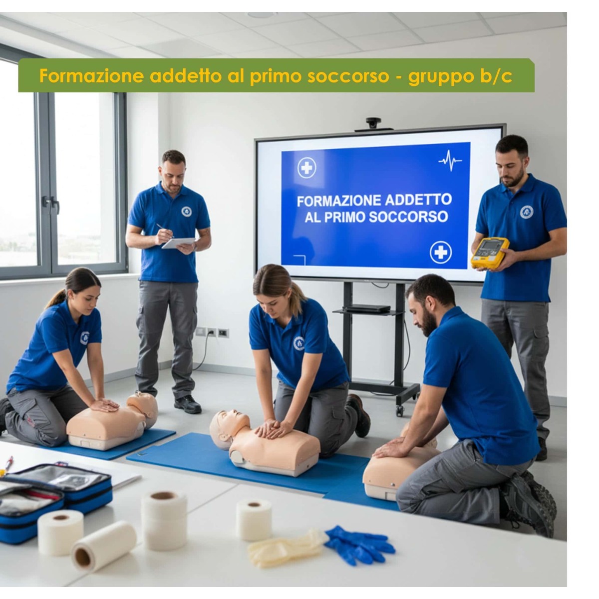 Aggiornamento Formazione addetto al primo soccorso - gruppo b/c