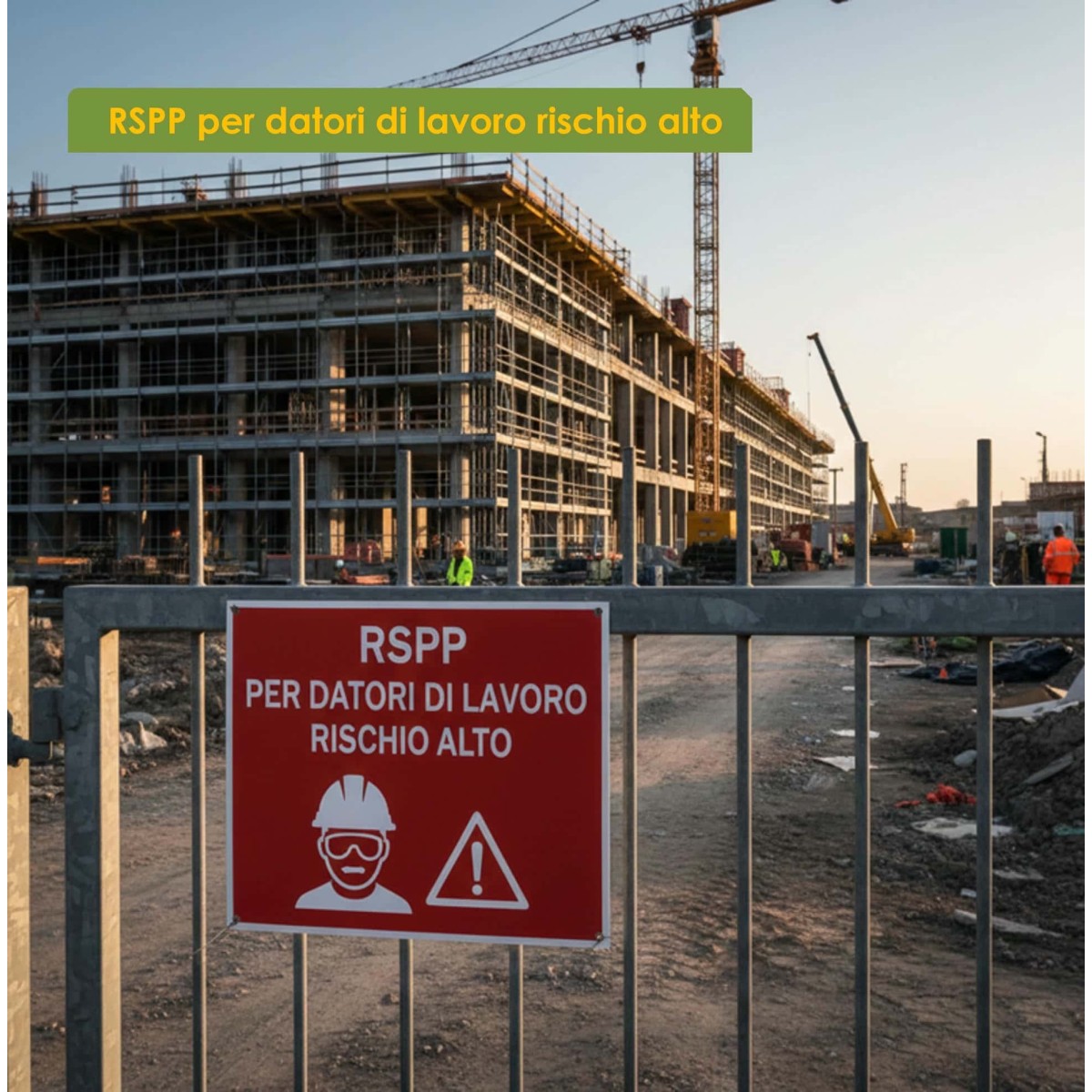 Aggiornamento Rspp per datori di lavoro rischio alto