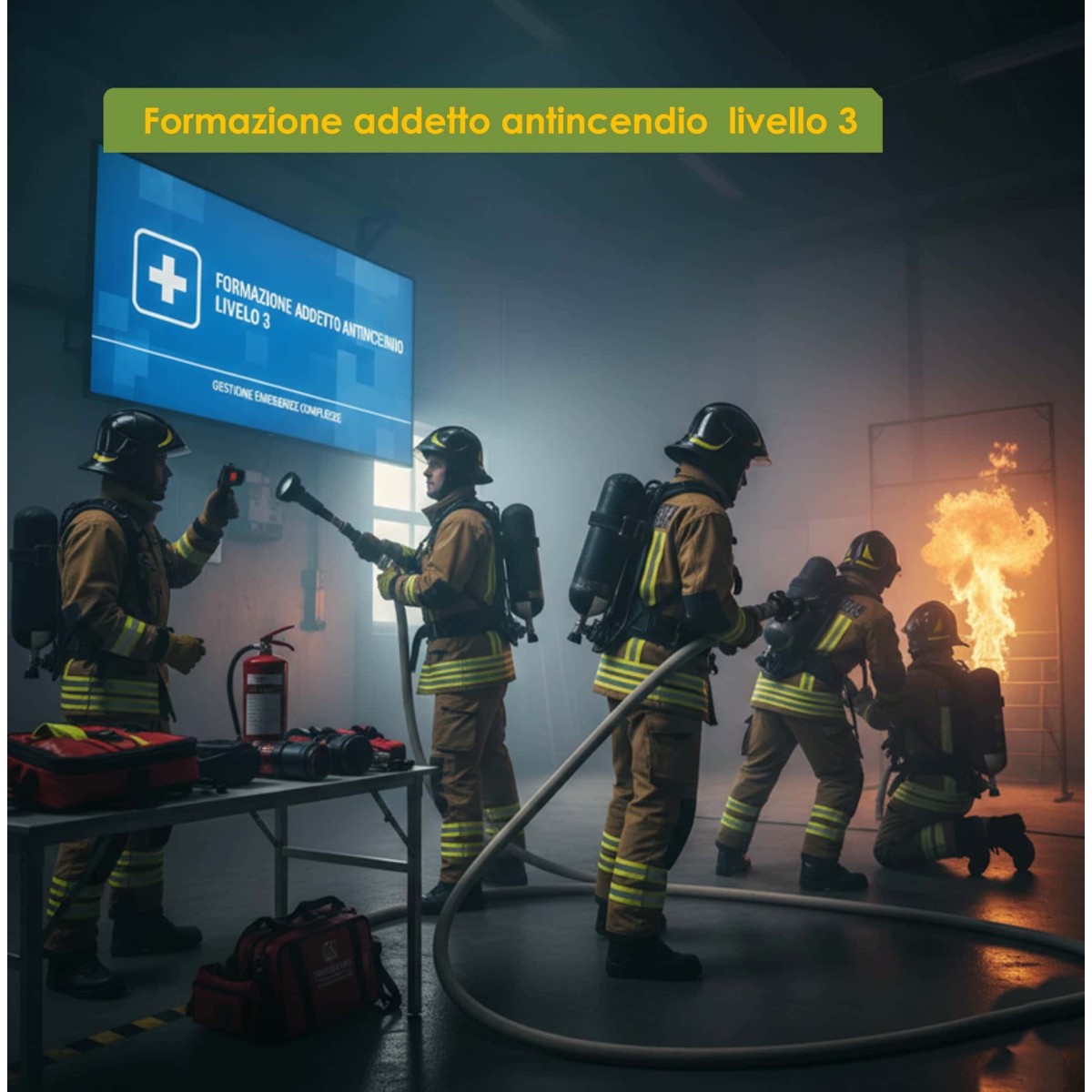 Aggiornamento Formazione addetto antincendio – livello 3
