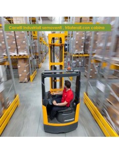 Corso Carrelli industriali semoventi , trilaterali,con cabina elevabile e con conducente a