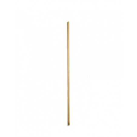Manico legno a vite con foro  150 cm