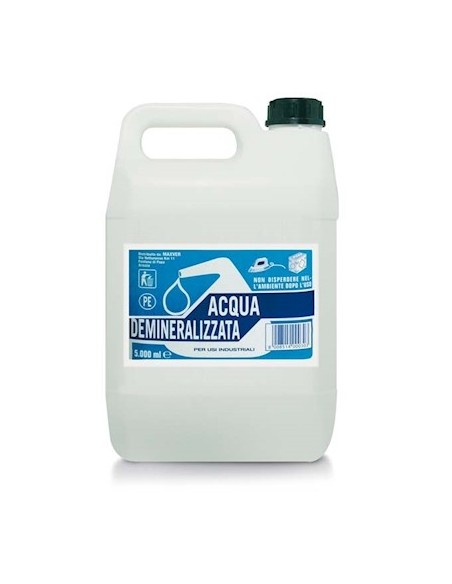 ACQUA DEMINERALIZZATA 5 lt (cf 4 pz)