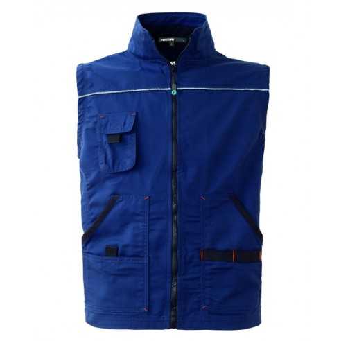 Gilet Fangio multitasche 60%cot/40%pol A20805