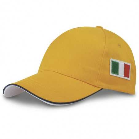 Cappello con bandiera italiana K18144