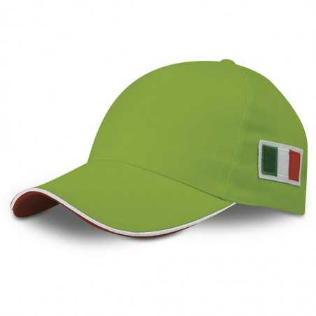 Cappello con bandiera italiana K18144