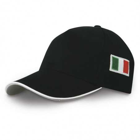 Cappello con bandiera italiana K18144