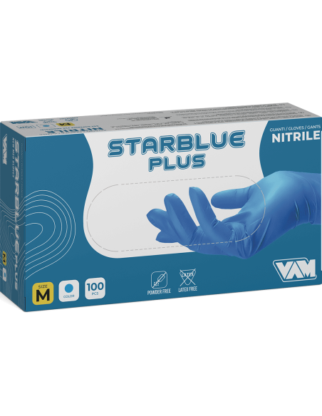 guanto monouso starblue plus nitrile 5.0 gr non sterile