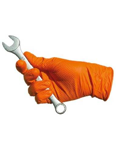 Guanti monouso in NITRILE ARANCIO