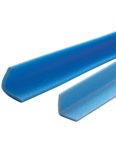 Angolari  ad L75 polietilene azzurro 75 x75 H 200 cm