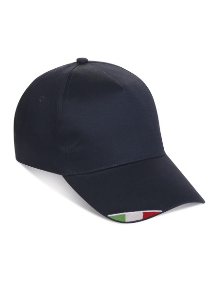 CAPPELLO con BANDIERA ITALIA su visiera K18140