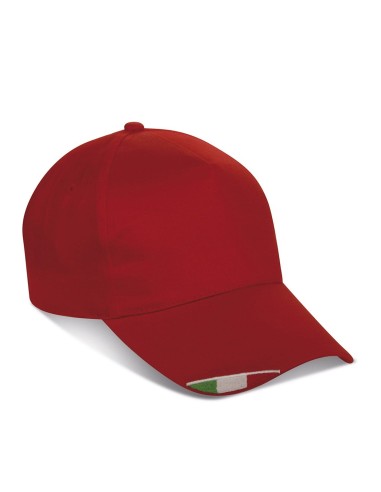 CAPPELLO con BANDIERA ITALIA su visiera K18140
