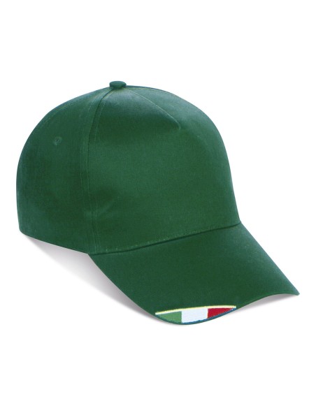 CAPPELLO con BANDIERA ITALIA su visiera K18140