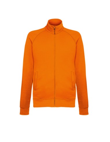 Felpa zip lunga leggera