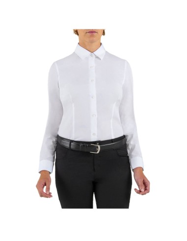 Camicia da donna Giblor's Aurora m/lunga bianca Q1NX0167