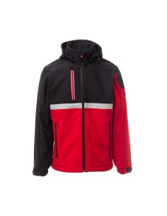 Giaccone Wise pad Payper bicolore sof shell con cappuccio 2