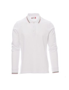 Polo Rossini Aviazione manica lunga con bordini Italia