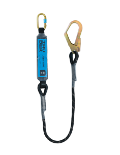 Cordino + Dissipatore 1,4 mt (gancio-moschettone)