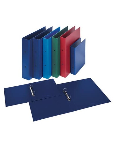 Raccoglitore FAVORIT Europa 28x32 cm 2 anelli tondi Ø 30 mm rosso 100460395