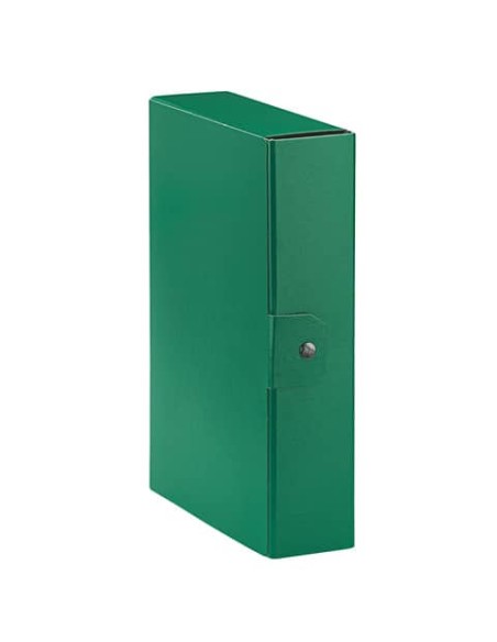 Cartelle portaprogetti Esselte C28 EUROBOX dorso 8 cm presspan biverniciato verde - 390328180