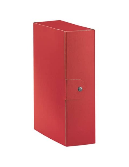 Cartella portaprogetti Esselte C30 EUROBOX dorso 10 cm presspan biverniciato rosso - 390330160