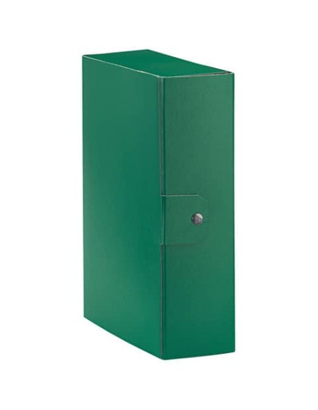 Cartella portaprogetti Esselte C30 EUROBOX dorso 10 cm presspan biverniciato verde - 390330180