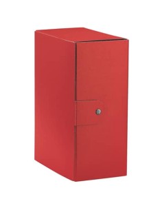 Cartella portaprogetti Esselte C35 EUROBOX 25x35 cm - dorso 15 cm presspan biverniciato rosso - 390335160