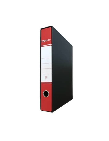 Registratore protocollo TOPToo con custodia dorso 5 cm rosso 23x33 cm - FMCRTP5RO