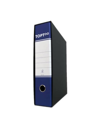 Registratore protocollo TOPToo con custodia dorso 8 cm blu 23x33 cm - FMCRTP8BL