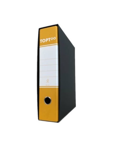 Registratore protocollo TOPToo con custodia dorso 8 cm giallo 23x33 cm - FMCRTP8GI