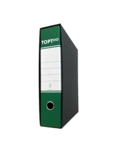 Registratore protocollo TOPToo con custodia dorso 8 cm verde 23x33 cm - FMCRTP8VE
