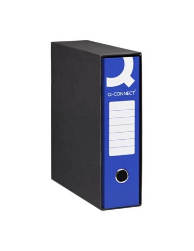 Registratore protocollo con custodia Q-Connect dorso 8 cm - 28
