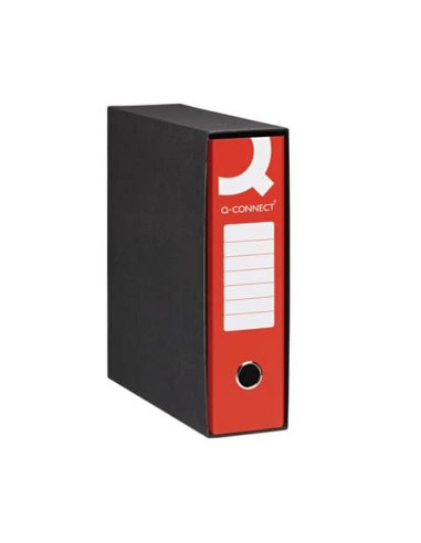 Registratore protocollo con custodia Q-Connect dorso 8 cm - 28