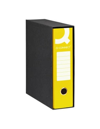 Registratore protocollo con custodia Q-Connect dorso 8 cm - 28