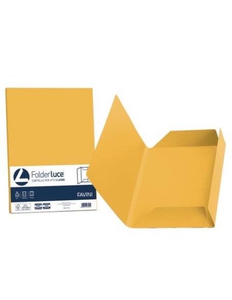 Cartellina 3 lembi Favini FOLDER 3L Luce&Acqua 200 g/m² 24