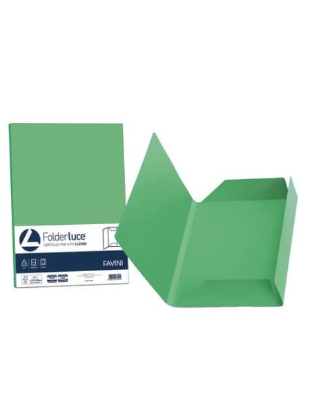 Cartellina 3 lembi Favini FOLDER 3L Luce&Acqua 200 g/m² 24