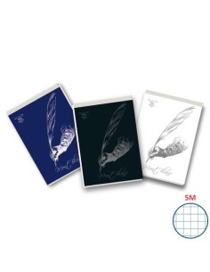 Blocco con punto metallico 70 fogli PIGNA Mont Blanc A6 a quadretti 5M 02291195M