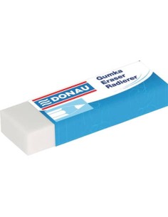 Gomma bianca fascettata singolarmente Donau 62x21x11 mm 7304001PL-09