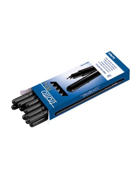 Penne a punta sintetica TRATTO Pen 2 mm nero 830703