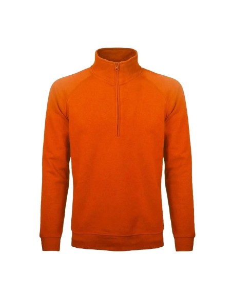 Felpa SIRIO zip corta 70%cot/30%pol