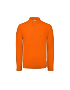 Polo B&C manica lunga 100%cot CPUI12