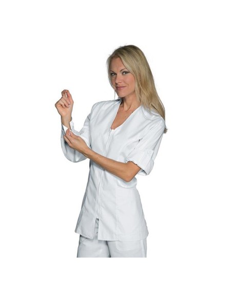 Casacca BENIDORM 65%pol/35%cot BIANC