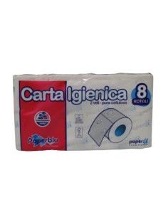 CARTA IGIENICA 8 Rotoli Fuxia 2 Veli