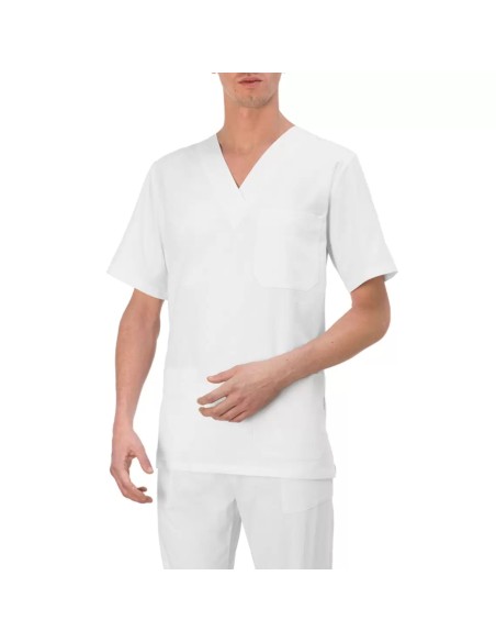 Casacca PIERO collo a V 100%cot BIAN